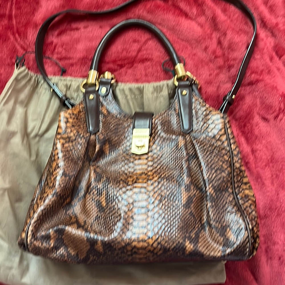 Brahmin pecan Melbourne large satchel